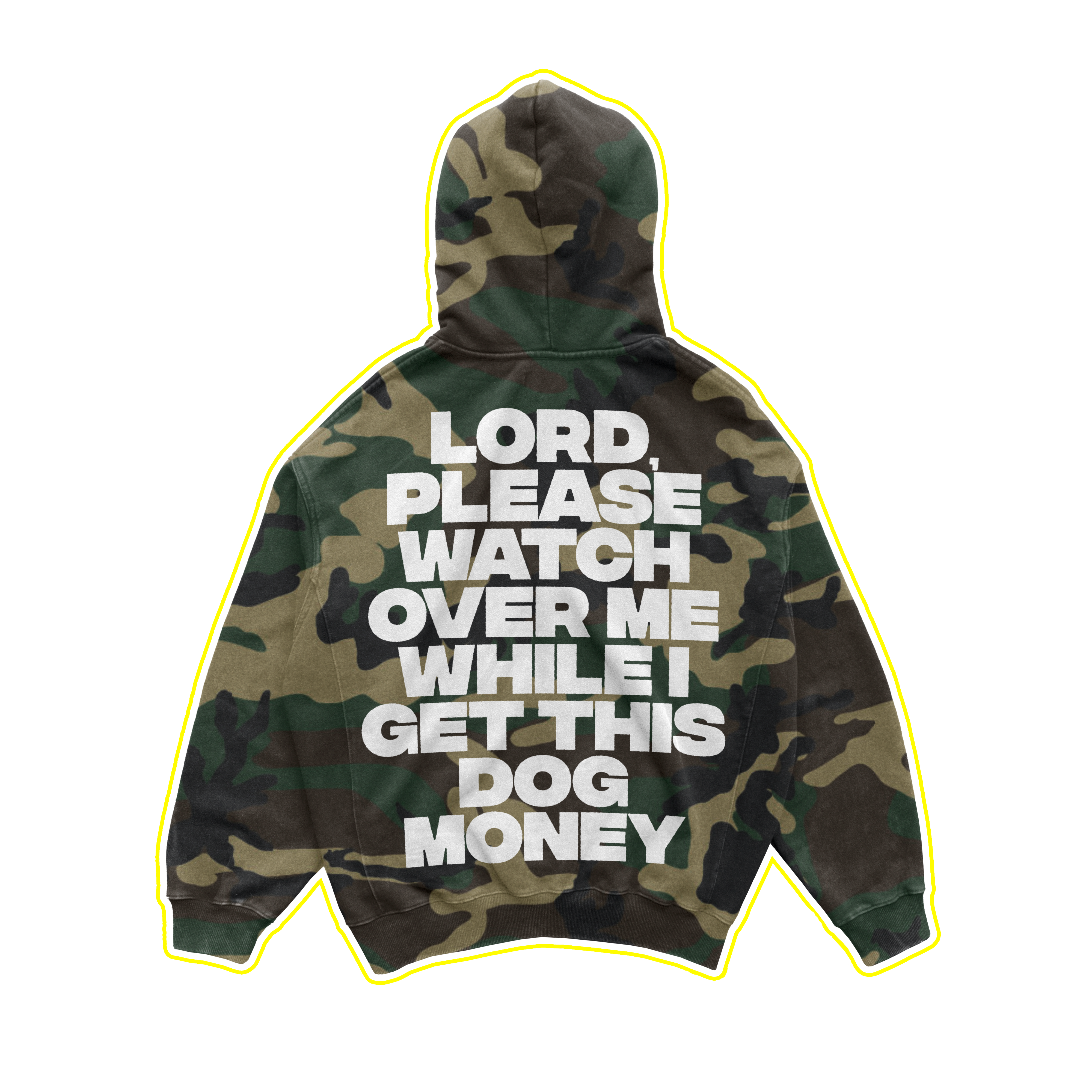 The Dog Money Hoodie (Camo)