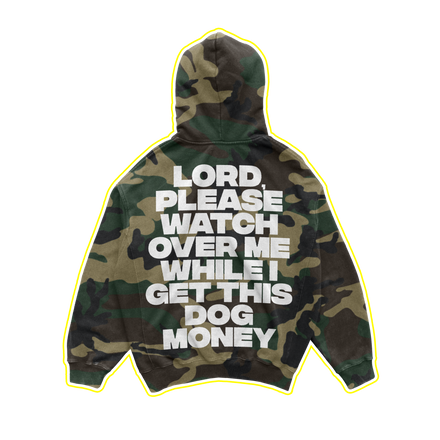 The Dog Money Hoodie (Camo)